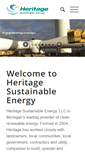 Mobile Screenshot of heritagewindenergy.com